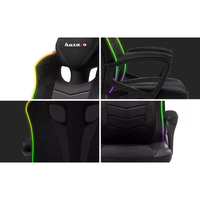 Gaming krēsls huzaro Force 2.5 RGB Mesh