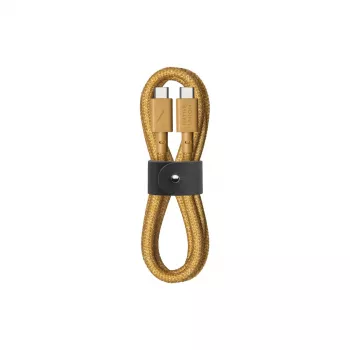 USB-C uz USB-C kabelis Native Union Belt Cable 1,2 m Dzeltens