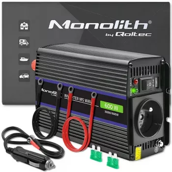 QOLTEC Monolith 600 MS Wave 12V/230V 600W invertors