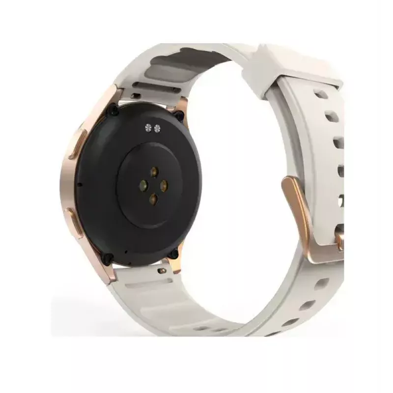 Hama Smartwatch 8900 3.3 cm (1.3 colls) AMOLED 42 mm Digitāls 466 x 466 pikseļi Skārienekrāns Zelts GPS (satelīts)