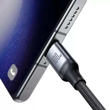 USB-C uz 2× USB-C kabelis Joyroom SA21-1T2 100W 1.5m (melns)
