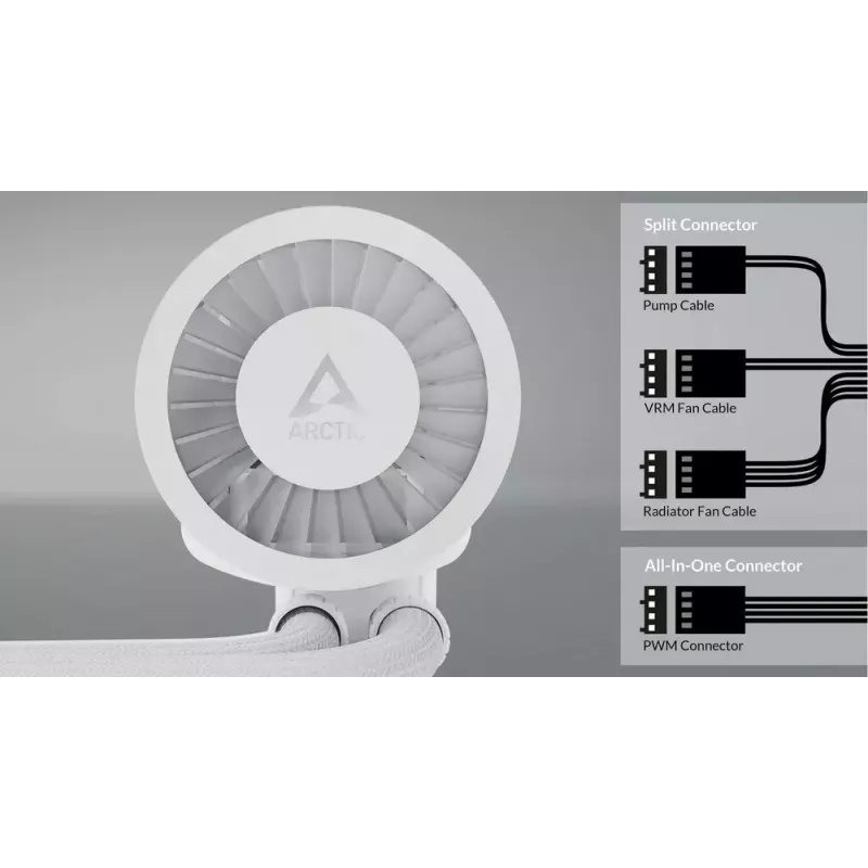 ARCTIC Liquid Freezer III 240 A-RGB - Daudzsaderīgs Visu Vienā CPU Ūdens Dzesētājs ar A-RGB