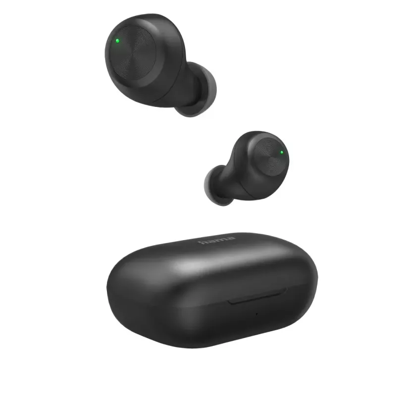 Hama Passion Chop TWS austiņas, True Wireless, zvanu/mūzikas, USB-C Bluetooth, pelēks/melns