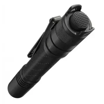 Rokas lukturītis Nitecore MT2A Pro — LED, iebūvēts Li‑Ion, USB uzlāde, 50 lm min, alumīnijs, IP68, 142.8 mm, 40 g, melns
