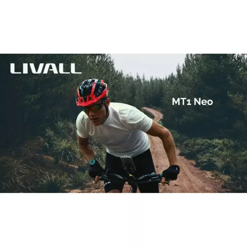 Aizsargķivere pussega Livall MT1 Neo — cietais apvalks, spīdīgs