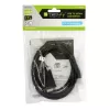 Seriālais kabelis Techly IDATA-USB2-SER-1 Melns 1.5m USB Type-A DB-9