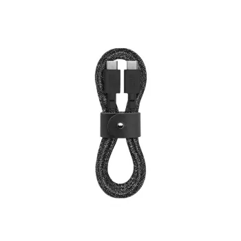 native union Belt USB-C uz USB-C kabelis 1,2 m Melns