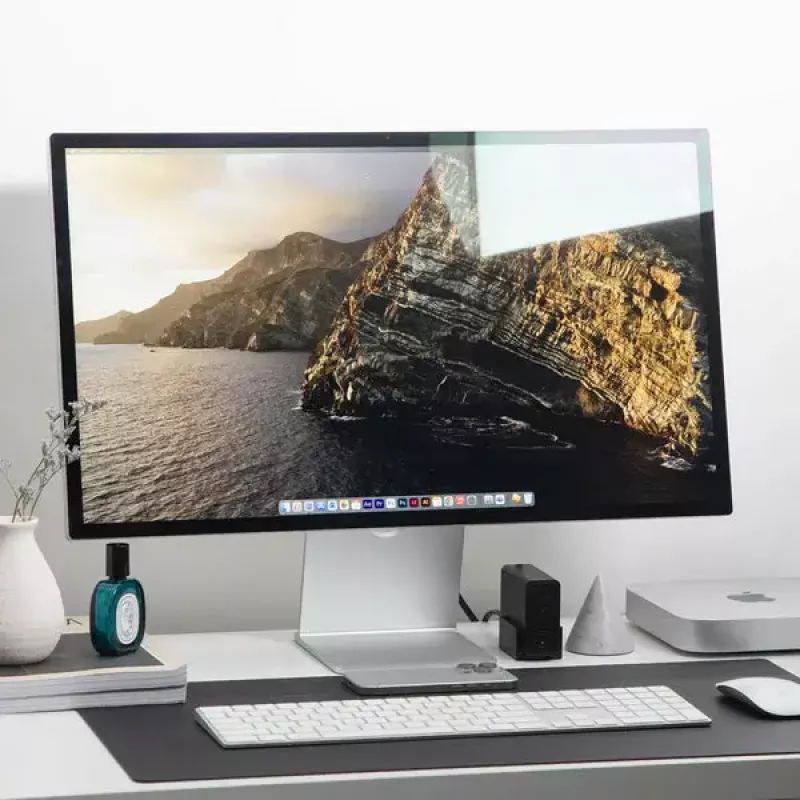 Galda paliktnis Native Union DESK-MAT-BLKKFT 650×360 mm poliesters poliuretāns neslīdoša pamatne Melns Oranžs
