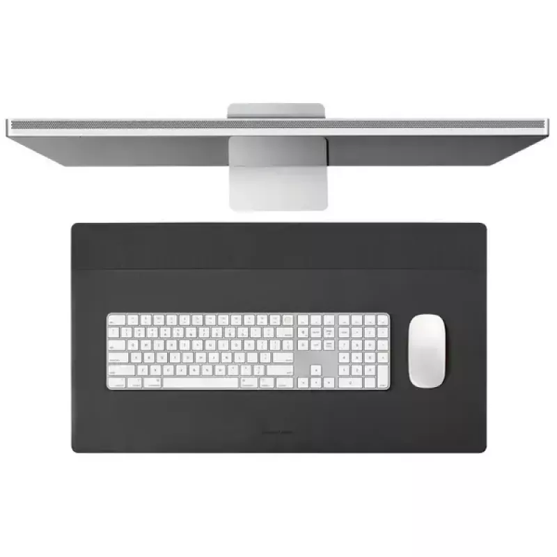 Galda paliktnis Native Union DESK-MAT-BLKKFT 650×360 mm poliesters poliuretāns neslīdoša pamatne Melns Oranžs