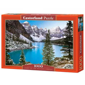 Puzle Castorland The Jewel of the Rockies, Kanāda — 1000 gabalu, ainava, 680 mm platums
