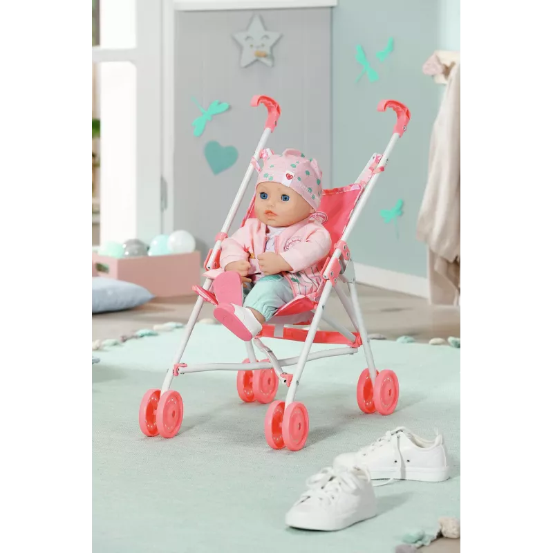 ZAPF Baby Annabell Active Stroller leļļu ratiņi, plastmasa, daudzkrāsaini, no 3 gadiem