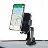 Aktīvs auto telefona turētājs SBS Mobile TESUPEXTWIR15W ar bezvadu uzlādi, melns