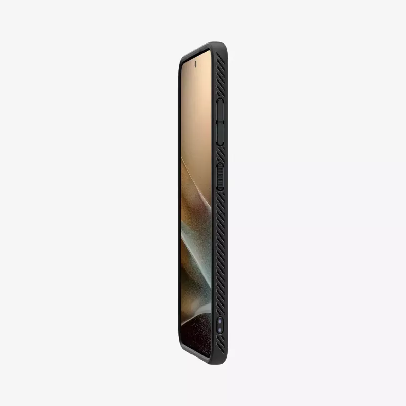 Spigen Galaxy S25 Liquid Air maciņš matēti melns Monochromatic