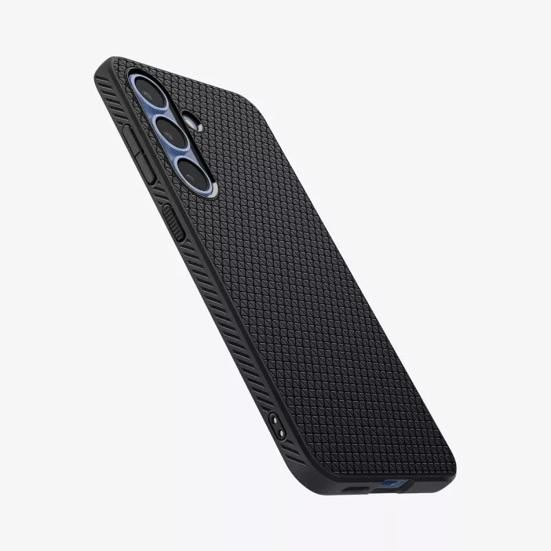 Spigen Galaxy S25 Liquid Air maciņš matēti melns Monochromatic
