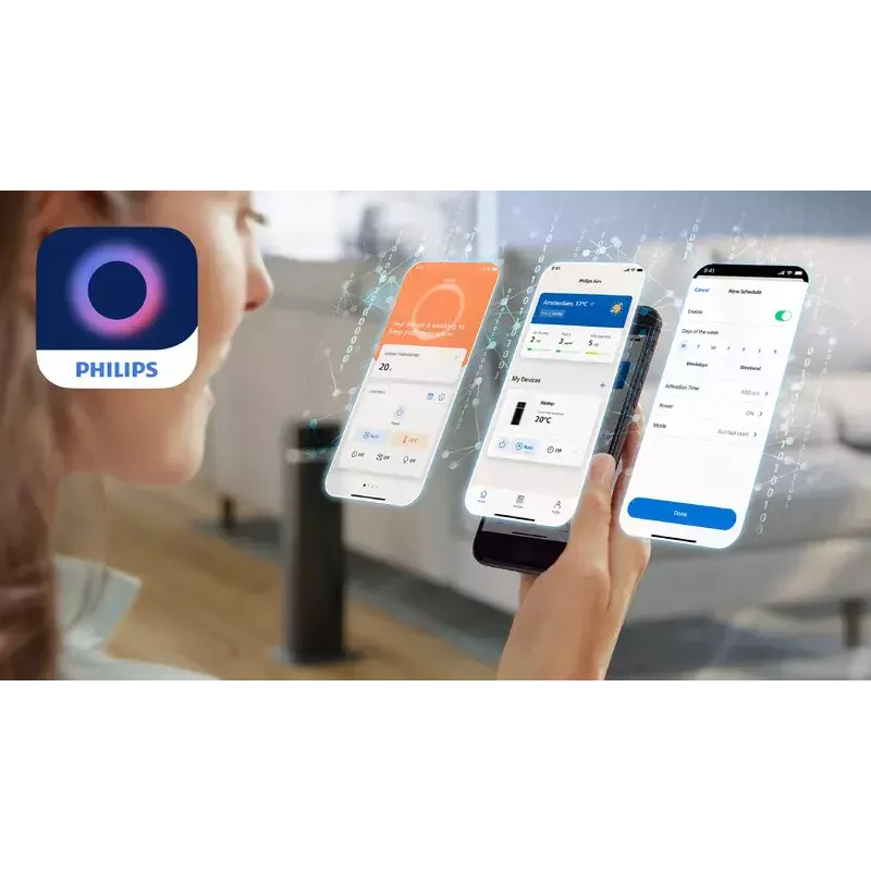 Philips 5000 series Smart Tower Keramikas Sildītājs ar Ventilatoru