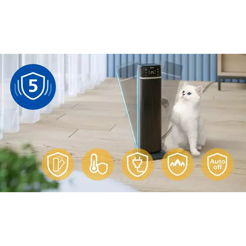 Philips 5000 series Smart Tower Keramikas Sildītājs ar Ventilatoru