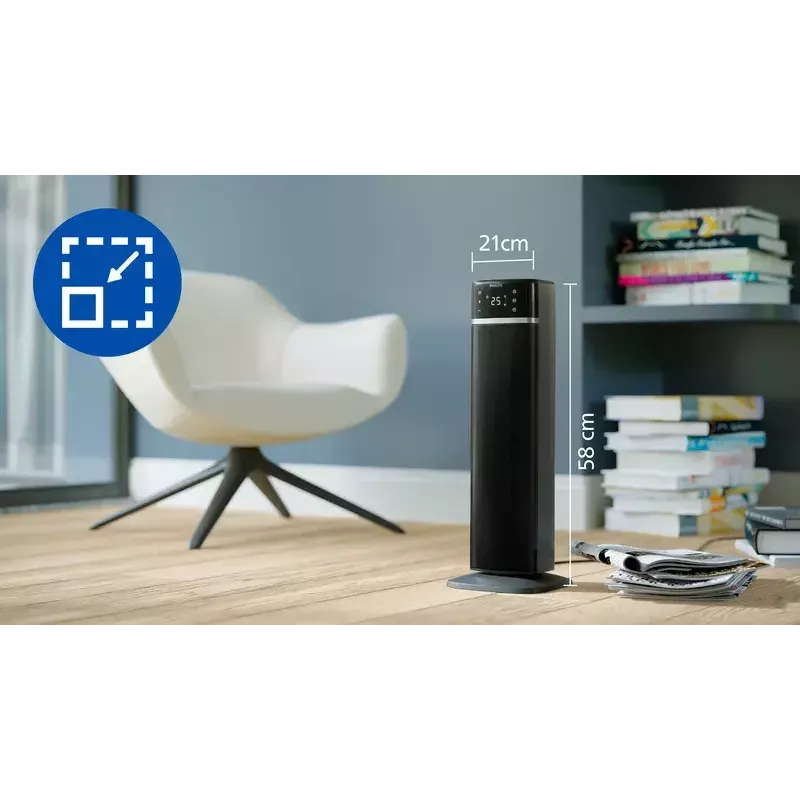 Philips 5000 series Smart Tower Keramikas Sildītājs ar Ventilatoru