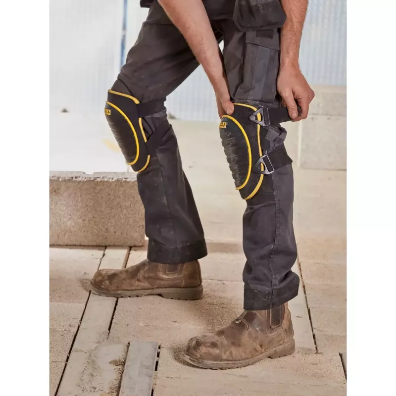 Ceļgalu sargi Stanley FATMAX FMST82961-1 Dzelteni Melni Putuplasts Plastmasa Elastīga Neilons
