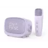 Bērnu portatīvais skaļrunis MYFIRST myFirst Voice 2 — violets, kompakts uzlādējams audio bērniem