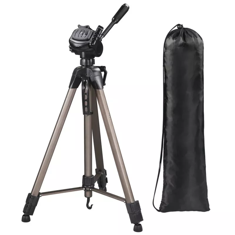 Hama 00004163 statīvs digitālajām un filmu kamerām, 3 kājas, melns, sudrabs