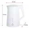 Elektriskā tējkanna Adler 1.7 L 1850 W Balta