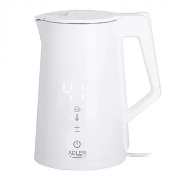 Elektriskā tējkanna Adler 1.7 L 1850 W Balta