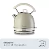 Ariete 2877 Kettle Vintage, 1,7L, bezvadu, bēšs