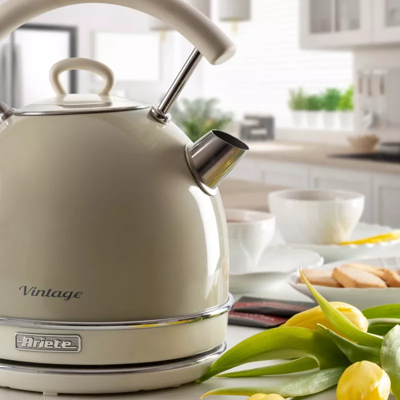 Ariete 2877 Kettle Vintage, 1,7L, bezvadu, bēšs