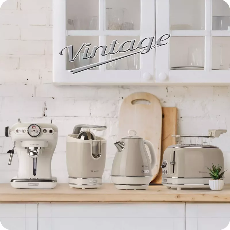 Ariete 2877 Kettle Vintage, 1,7L, bezvadu, bēšs