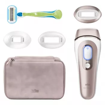 Braun Silk-Expert Pro IPL PL7253 matu noņemšanas iekārta ar IPL tehnoloģiju, rožu zelts, balts