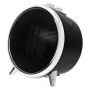 Keramiskais elektriskais sildītājs Adler AD 7742 — 1500/750 W, grīdas, 220–240 V, melns/sudrabs
