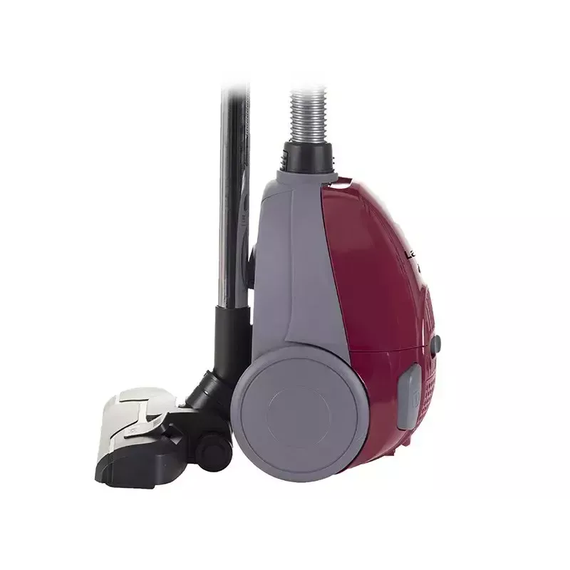 Putekļsūcējs LAFE 46412 — sausā tīrīšana, 800 W, teleskopiskā caurule, 6 m darbības rādiuss, bordo
