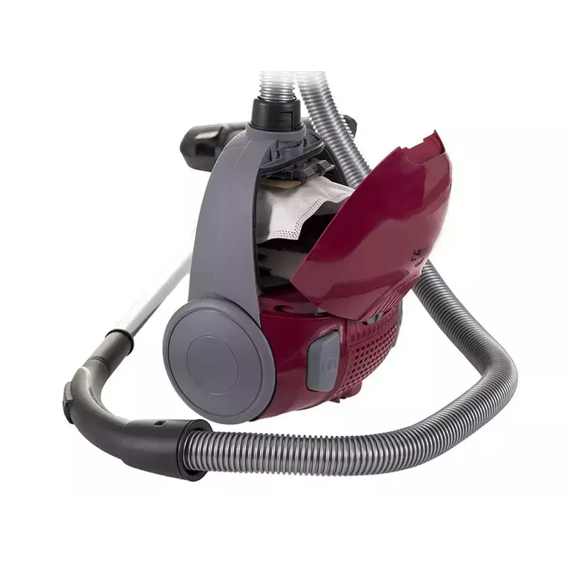 Putekļsūcējs LAFE 46412 — sausā tīrīšana, 800 W, teleskopiskā caurule, 6 m darbības rādiuss, bordo