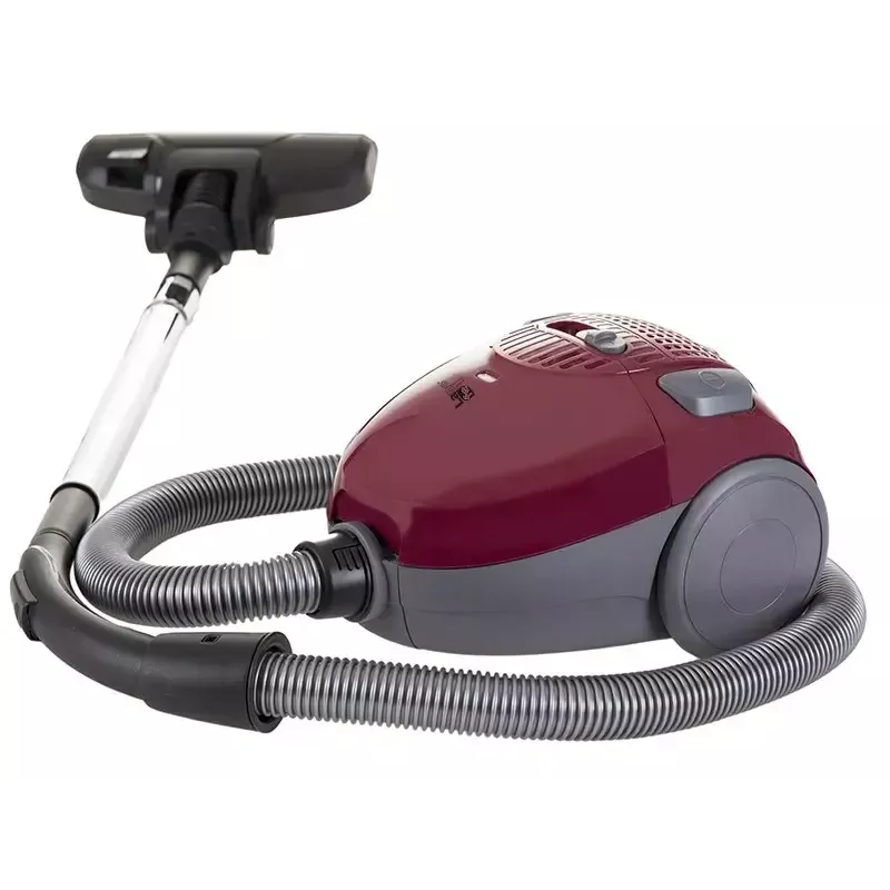 Putekļsūcējs LAFE 46412 — sausā tīrīšana, 800 W, teleskopiskā caurule, 6 m darbības rādiuss, bordo