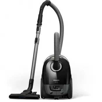 Putekļsūcējs cilindrisks Philips 3000 sērija XD3112/09 — 900 W, 3 L putekļu maiss, HEPA filtrs, 9 m rādiuss, TriActive sprausla