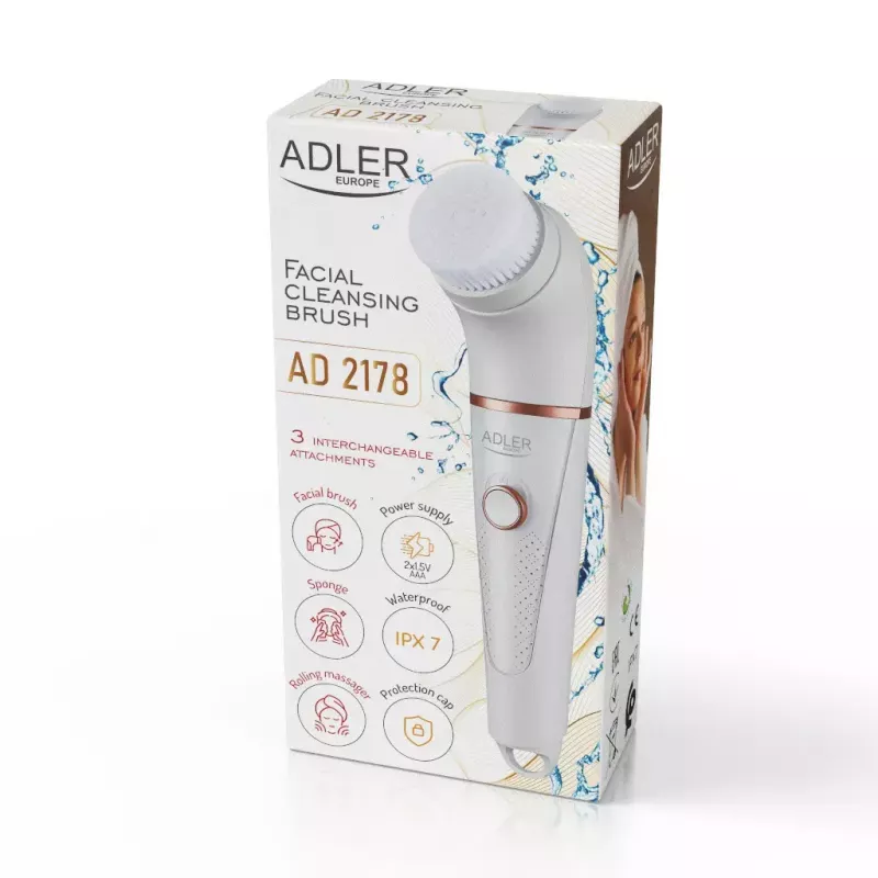 Adler AD 2178 Vibrējoša un rotējoša sejas birstīte