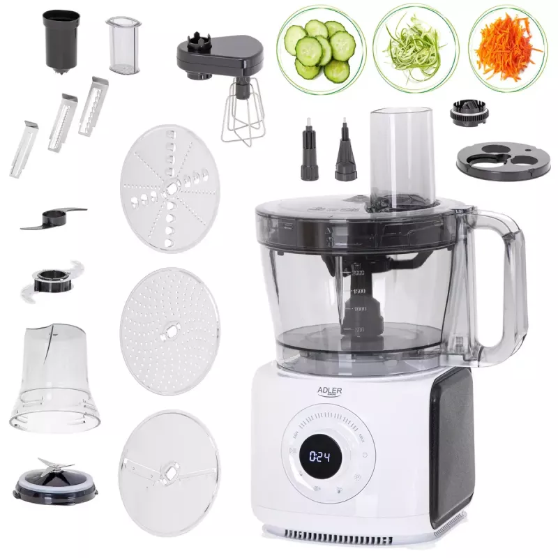 Virtuves kombains Adler AD 4224 1000 W 3.5 L Melns Balts