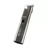 Adler AD 2834 matu griešanas mašīnīte, no 3 mm līdz 1,2 cm, 4 uzgaļi, LCD, sudraba krāsā