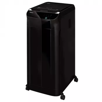 Fellowes AutoMax 600M papīra smalcinātājs, mikrošķiedru griešana, 60 dB, 23 cm, melns