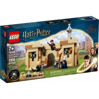 LEGO Harry Potter komplekts Cūkkārpas pirmā lidojumu nodarbība 76395 ar Hariju un Draco minifigūrām