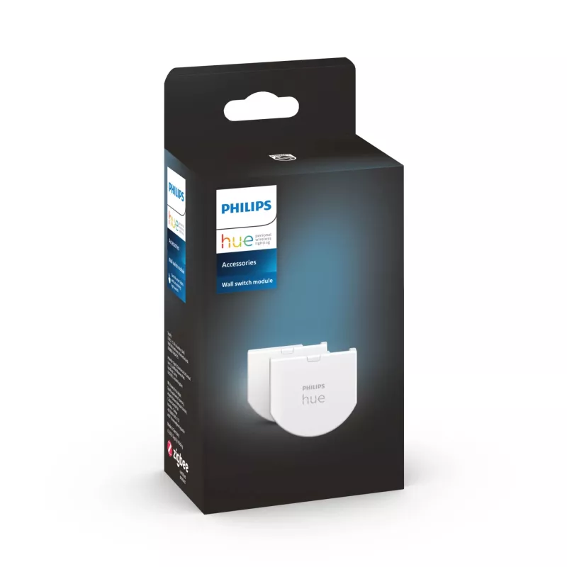 Philips Hue sienas slēdža modulis 2 iepakojumā, Bezvadu, Balts, IP20, Plastmasa, IP20, III