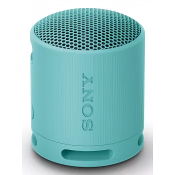 Sony SRS-XB100 - Bezvadu Bluetooth skaļrunis, IP67 ūdens un putekļu izturīgs, 16 stundu akumulators, āra un ceļojumiem, zils
