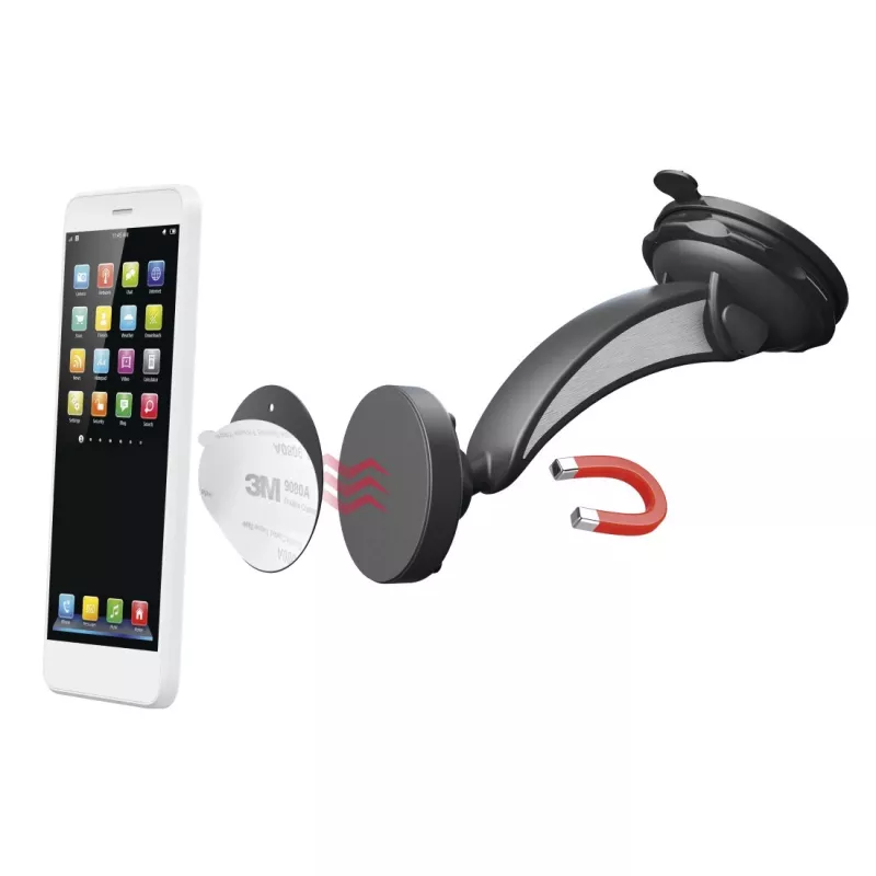 Pasīvais turētājs Hama Magnet 00201512 Melns mobilajam telefonam/smartfonam