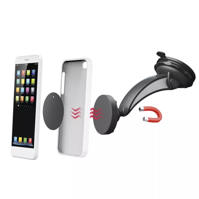 Pasīvais turētājs Hama Magnet 00201512 Melns mobilajam telefonam/smartfonam
