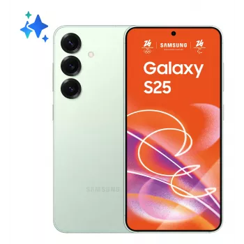 Samsung Galaxy S25 15.8 cm (6.2 collu) Dual SIM Android 15 5G USB Type-C 12 GB 256 GB 4000 mAh Piparmētru krāsā