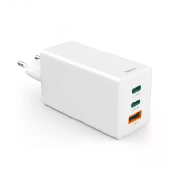 Hama 00201997 mobilās ierīces lādētājs 100 W GaN balts