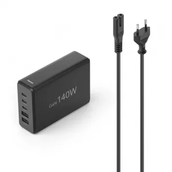 Hama 00201978 lādētājs klēpjdatoriem, power bank, viedtālruņiem, planšetdatoriem, melns, AC ātrā uzlāde, iekštelpu