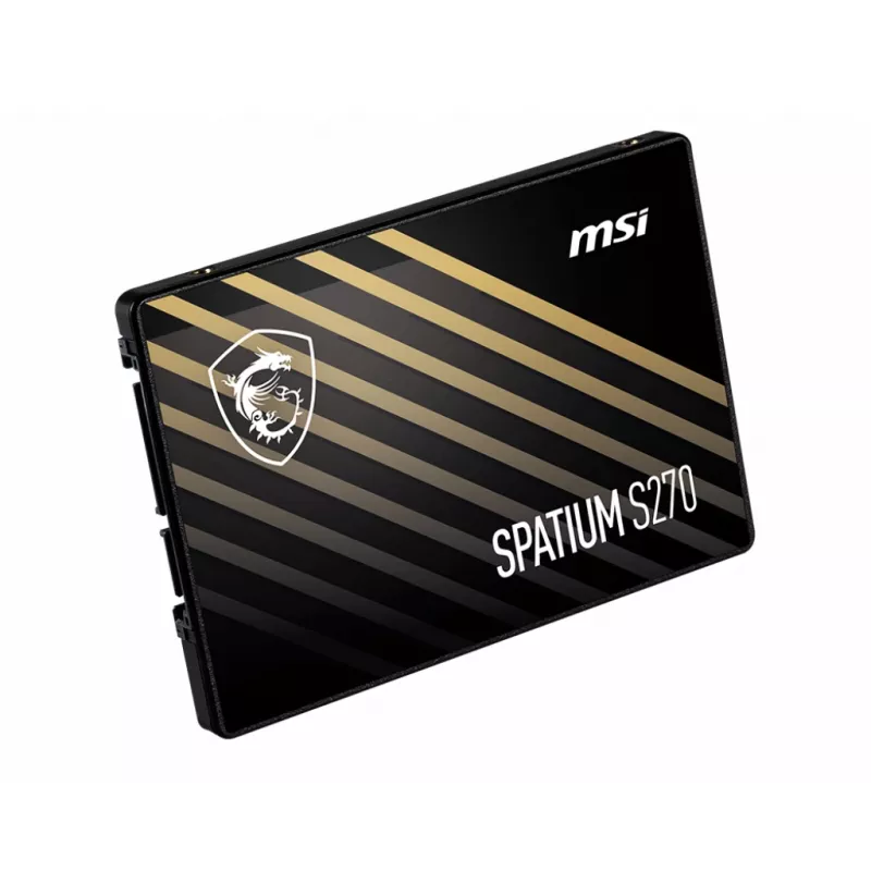 MSI SPATIUM S270 240GB 2.5 inch SATA III SSD — 3D NAND, 6 Gbit/s, 400 MB/s