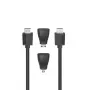 Hama HDMI kabelis 1,5 m Type A vīrietis-vīrietis 18 Gbit/s melns