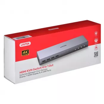HDMI slēdzis Unitek V306A 4K 2.0 4 ieejas 1 izeja